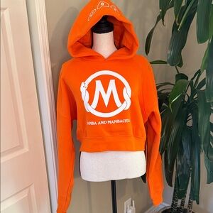 Original mamba  and mambacits cropped Orange Women's Hoodie size M